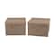 Household Essentials Fabric Storage Bin with Lid, 2ct.